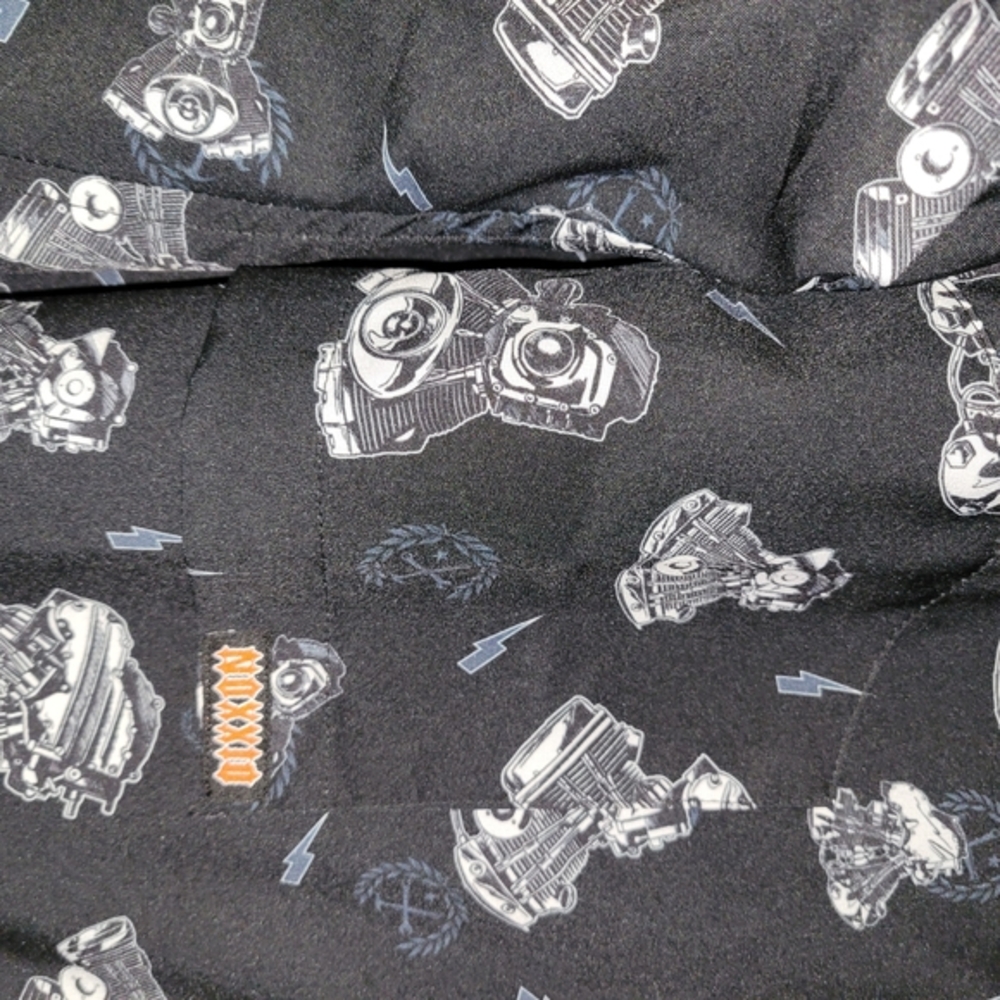 The Moco by Dixxon Flannel Black Shirt with Camera Print